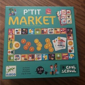 Djeco P'tit Market Board Game for Kids - Green